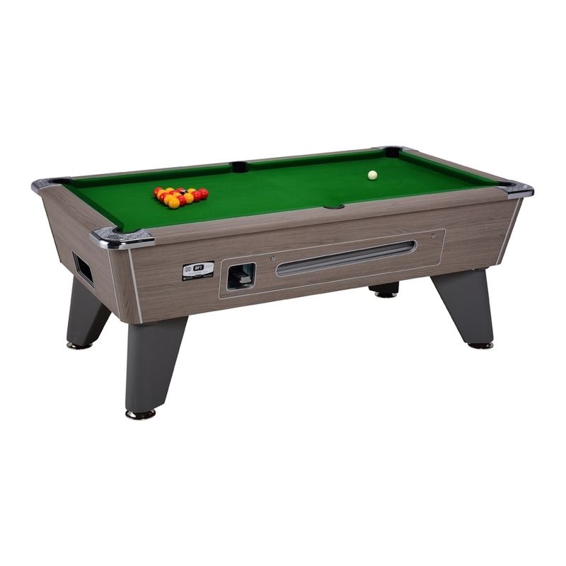 Billard Anglais Omega 7ft Chêne Gris à monnayeur 2.0 – Image 8