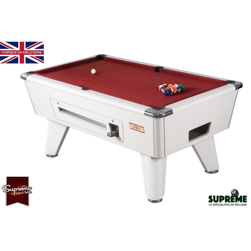 Billard Anglais Winner 7ft SUPREME Blanc à monnayeur – Image 5